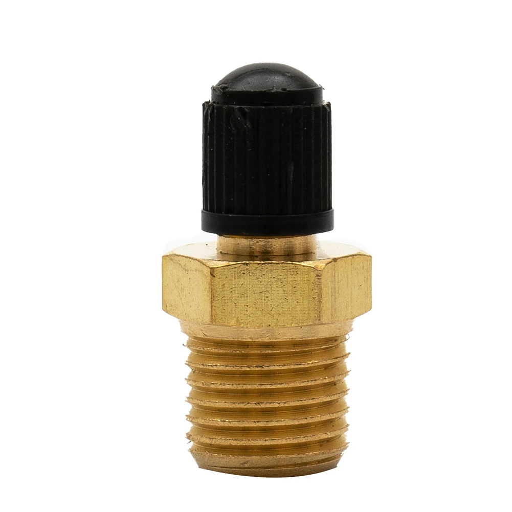 1/4 Inch NPT Solid Nickel Plated Brass Air Compressor -=-Tank Fill Valve With Installed Core And Black Plastic Cap Air Tools
1/4 Inch NPT Solid Nickel Plated Brass Air Compressor -=-Tank Fill Valve With Installed Core And Black Plastic Cap Air Tools