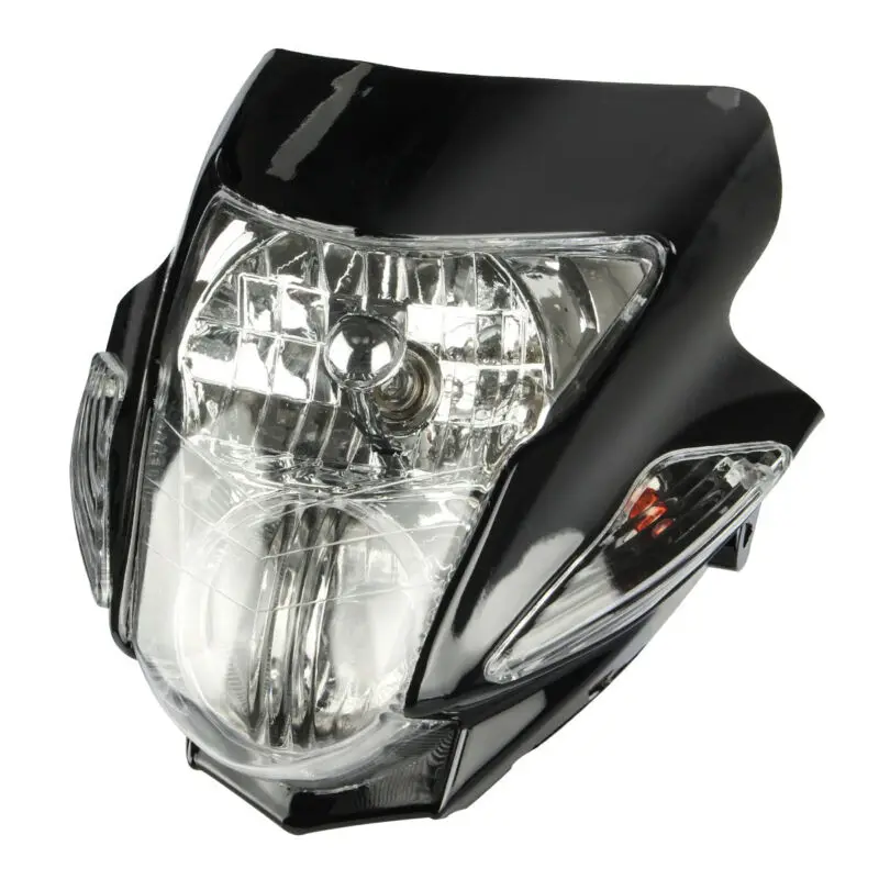 1PC 12V 25/25W Black Motorcycle Dirt Bike Headlight Streetfighter Head Lamp 10.5" 10" For Suzuki Honda
1PC 12V 25/25W Black Motorcycle Dirt Bike Headlight Streetfighter Head Lamp 10.5" 10" For Suzuki Honda