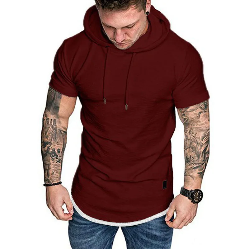 Summer Casual Sports T Shirt Hoodies Clothing for Men 2023 New Men's Fashion Hooded Solid Color Short-Sleeved T-shirt MY073
Summer Casual Sports T Shirt Hoodies Clothing for Men 2023 New Men's Fashion Hooded Solid Color Short-Sleeved T-shirt MY073