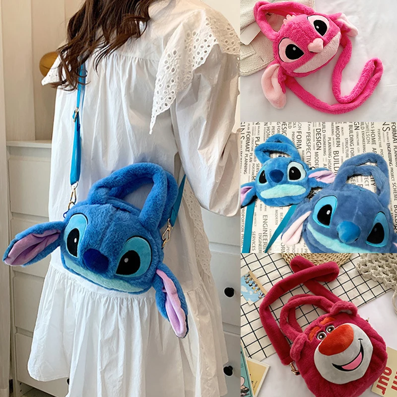 New Anime Disney Stitch Plush Messenger Bag Kawaii Lilo and Stitch Plush Toys Girl Handbag Children Cartoon Coin Purse Gifts
New Anime Disney Stitch Plush Messenger Bag Kawaii Lilo and Stitch Plush Toys Girl Handbag Children Cartoon Coin Purse Gifts