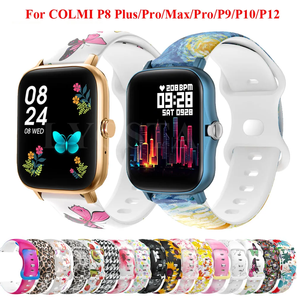 20mm Silicone Printed Strap For COLMI P8 Plus GT/Mix/Max/P9/P10/P8 Pro/P12 Bracelet Wristband For COLMI Land 2S/1 Replacement
20mm Silicone Printed Strap For COLMI P8 Plus GT/Mix/Max/P9/P10/P8 Pro/P12 Bracelet Wristband For COLMI Land 2S/1 Replacement