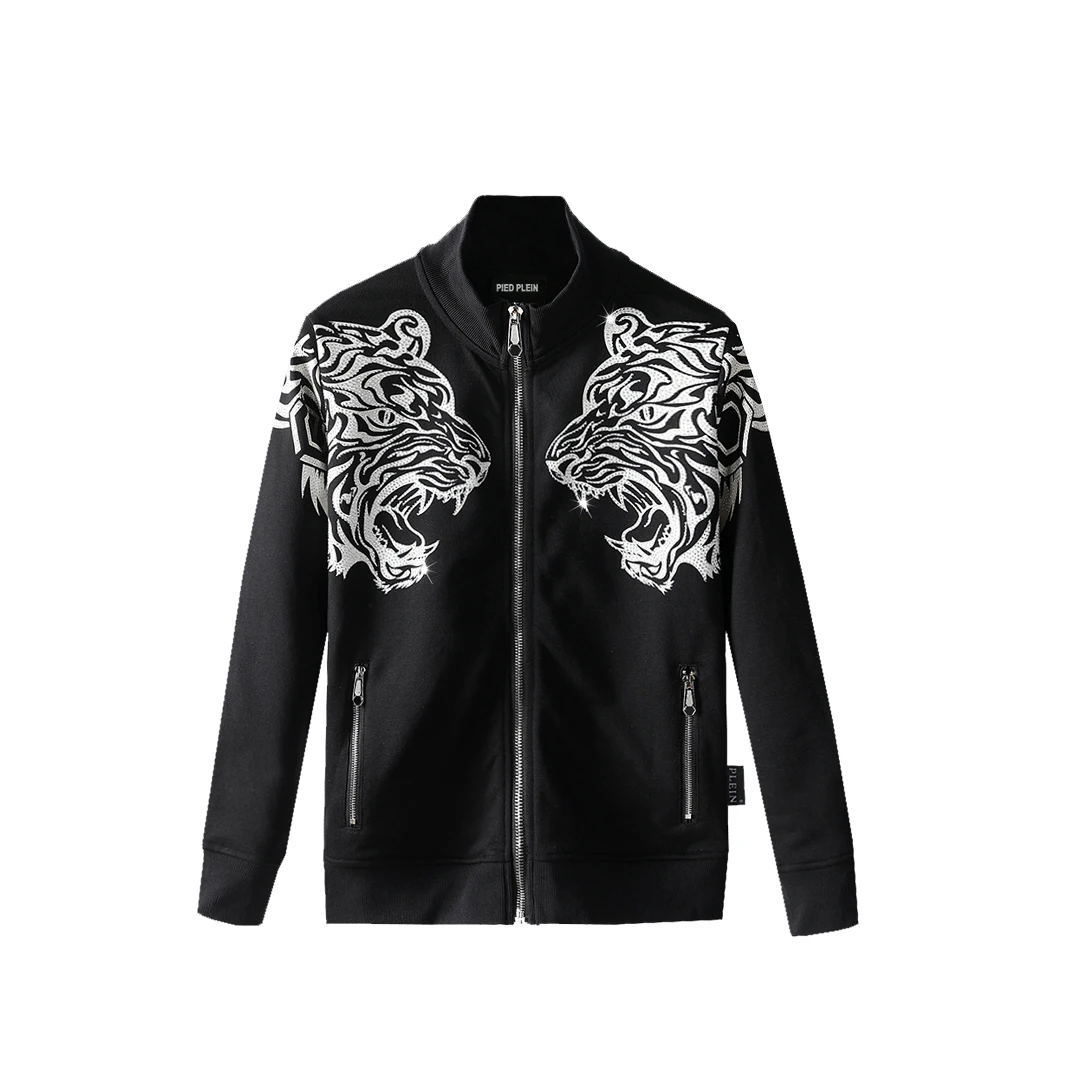 PIED PLEIN Brand HOODIE Jacket TIGER STONES Mens Cotton Warm Thick Sweatshirts Hip-Hop Pullover Rhinestone Luxury Men's Hoodies
PIED PLEIN Brand HOODIE Jacket TIGER STONES Mens Cotton Warm Thick Sweatshirts Hip-Hop Pullover Rhinestone Luxury Men's Hoodies