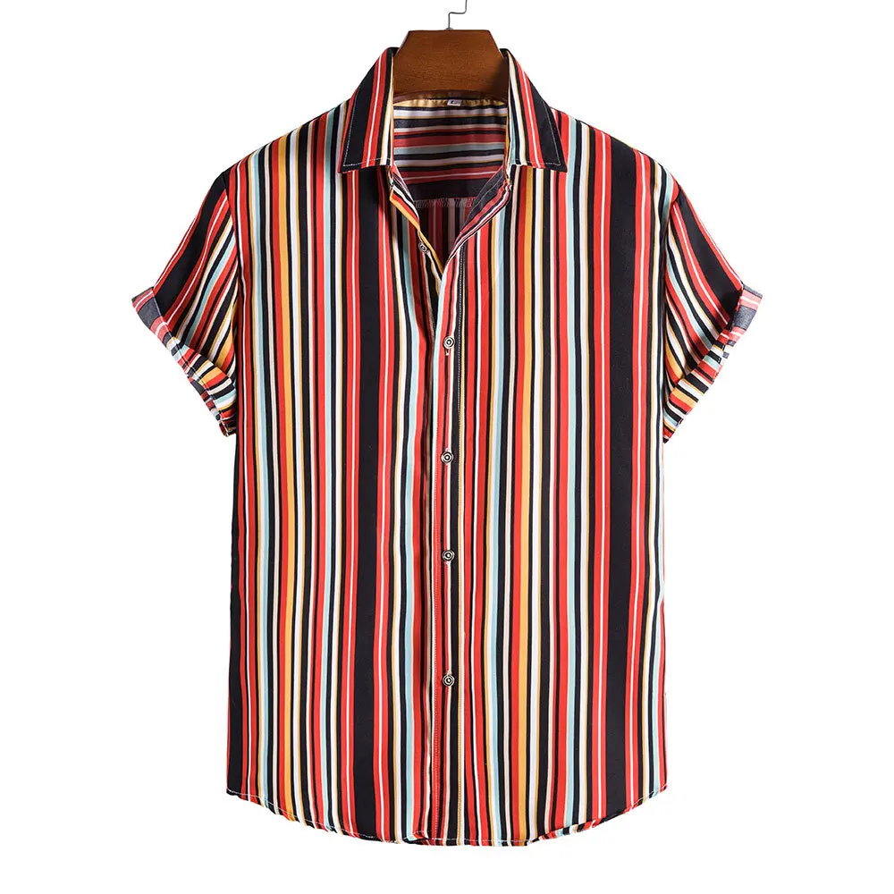Mens Vintage Red Striped Beach Aloha Shirts Hipster Summer Short Sleeve Hawaiian Shirt Men Party Vacation Beach Wear Clothing
Mens Vintage Red Striped Beach Aloha Shirts Hipster Summer Short Sleeve Hawaiian Shirt Men Party Vacation Beach Wear Clothing