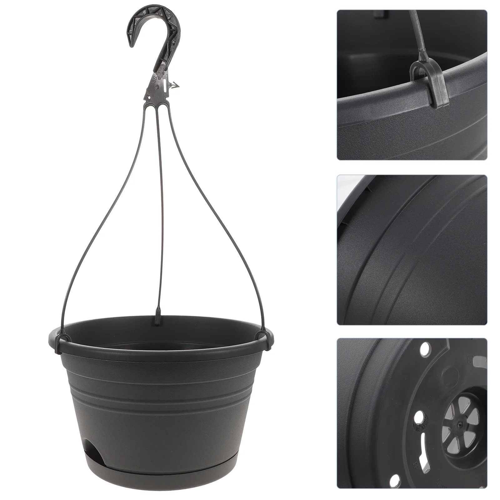 3 Pcs Flowerpot Balcony Planting Hanging Basket Yard Planter Chain Railing Plastic Wall
3 Pcs Flowerpot Balcony Planting Hanging Basket Yard Planter Chain Railing Plastic Wall