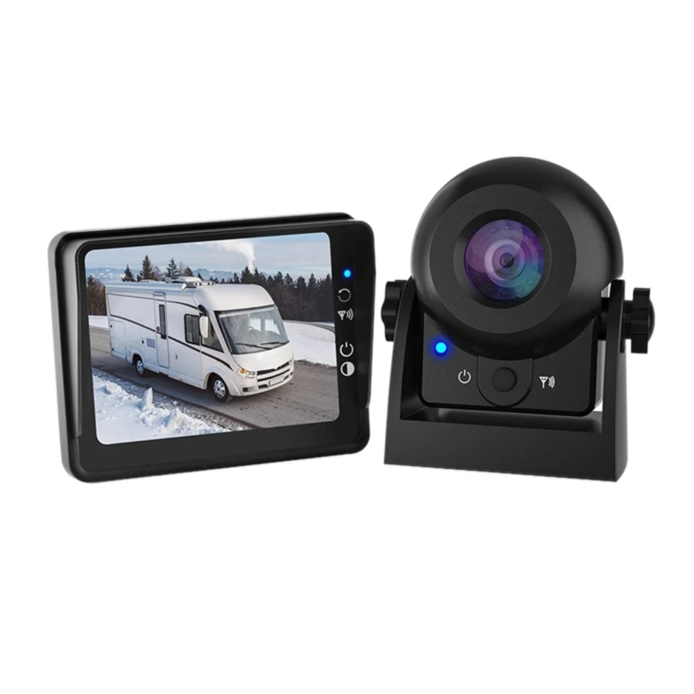 WiFi Wireless Reversing Camera with 4.3 Inch LCD Monitor IP68 Waterproof Car Rear View Camera Kit for Car Truck
WiFi Wireless Reversing Camera with 4.3 Inch LCD Monitor IP68 Waterproof Car Rear View Camera Kit for Car Truck