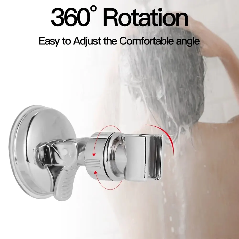 Shower Head Handset Holder Chrome Bathroom Wall Mount Adjustable Suction Bracket Strong Wall Mounted Strong Rack Dropshipping
Shower Head Handset Holder Chrome Bathroom Wall Mount Adjustable Suction Bracket Strong Wall Mounted Strong Rack Dropshipping