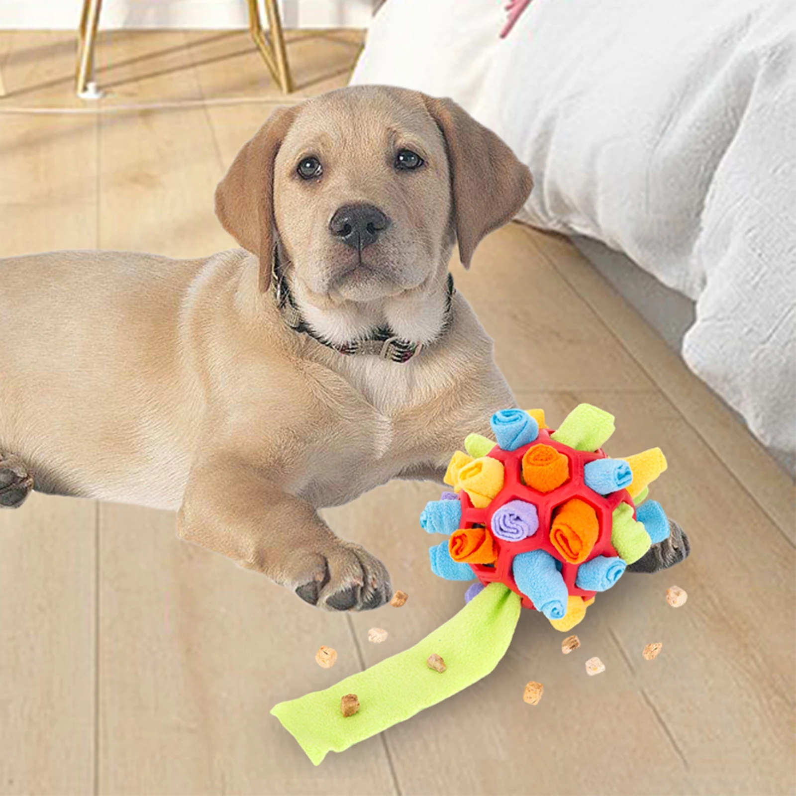 Interactive Dog Puzzle Toys Encourage Natural Foraging Skills Portable Pet Snuffle Ball Toy Slow Feeder Training Educational Toy
Interactive Dog Puzzle Toys Encourage Natural Foraging Skills Portable Pet Snuffle Ball Toy Slow Feeder Training Educational Toy