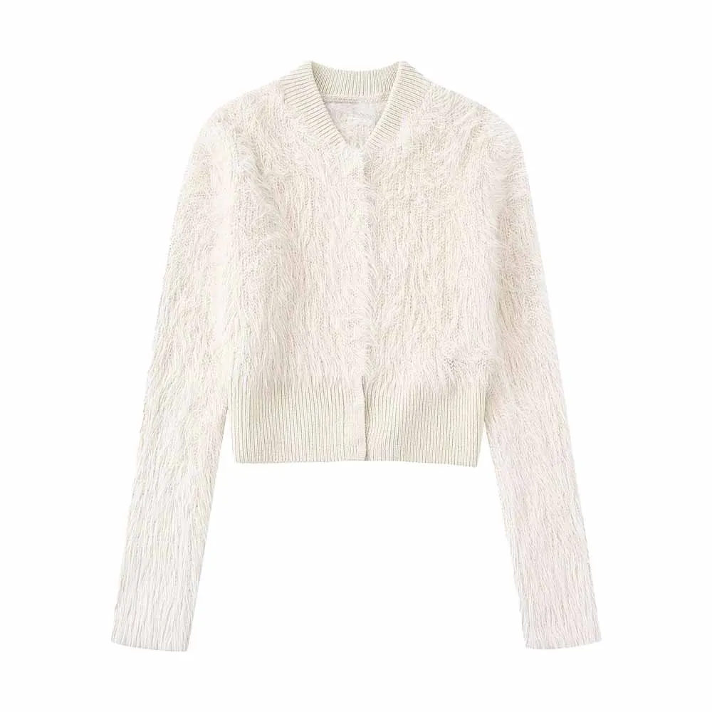 WOMEN TRAF 2022 New Fall/Winter Fashion Artificial Fur Effect Jacket Casual V Neck Retro Female Chic Elegant Coat Mujer 790146
WOMEN TRAF 2022 New Fall/Winter Fashion Artificial Fur Effect Jacket Casual V Neck Retro Female Chic Elegant Coat Mujer 790146