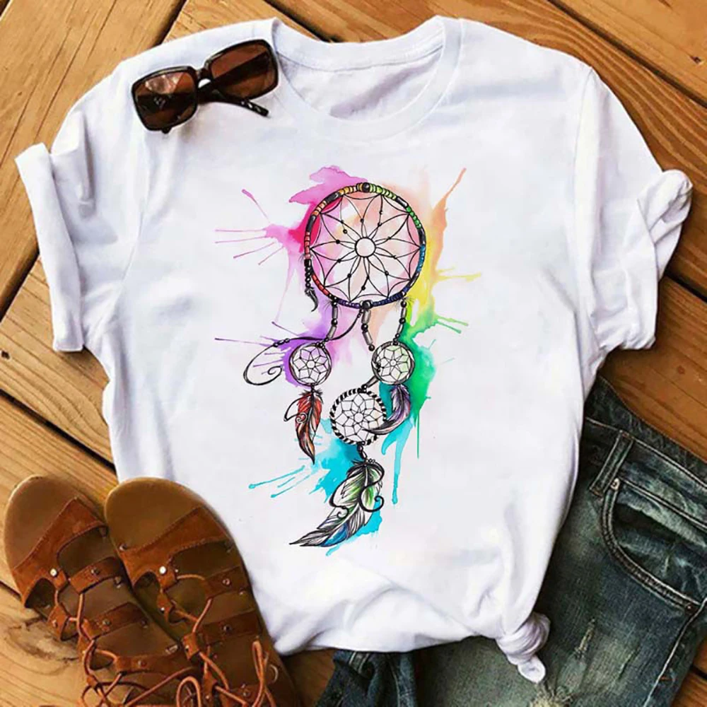 Women Vintage Flower Feather Dream Clothes Print Tops Fashion Lady Short Sleeve Tees Female Summer Tshirt Graphic T-Shirt 2023
Women Vintage Flower Feather Dream Clothes Print Tops Fashion Lady Short Sleeve Tees Female Summer Tshirt Graphic T-Shirt 2023
