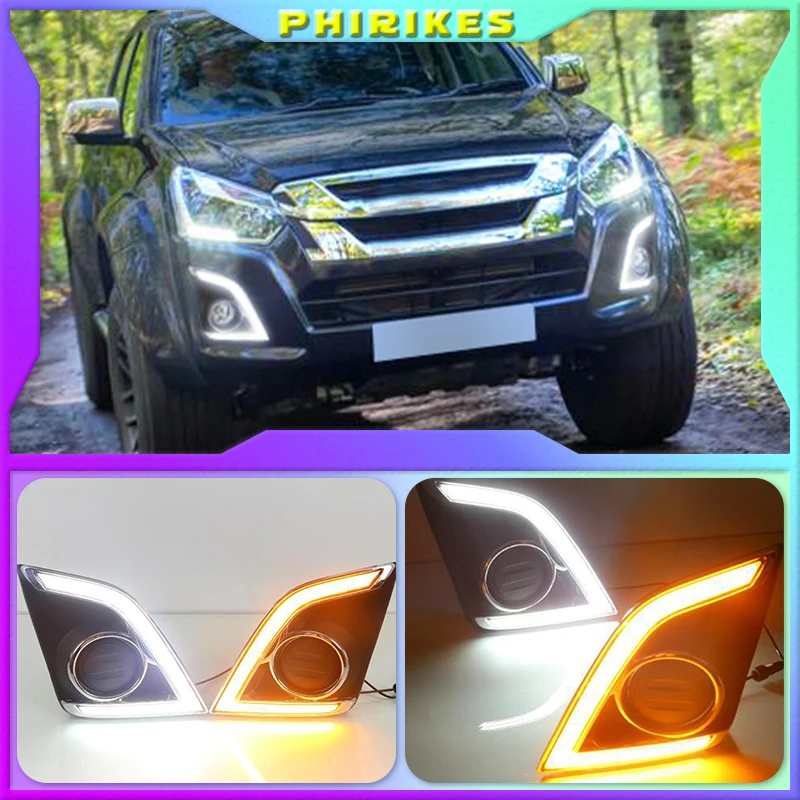 1Pair DRL For Isuzu D-max Dmax 2016 2017 LED Daytime Running Lights LED Front Bumper Fog Lamp Case Driving light
1Pair DRL For Isuzu D-max Dmax 2016 2017 LED Daytime Running Lights LED Front Bumper Fog Lamp Case Driving light