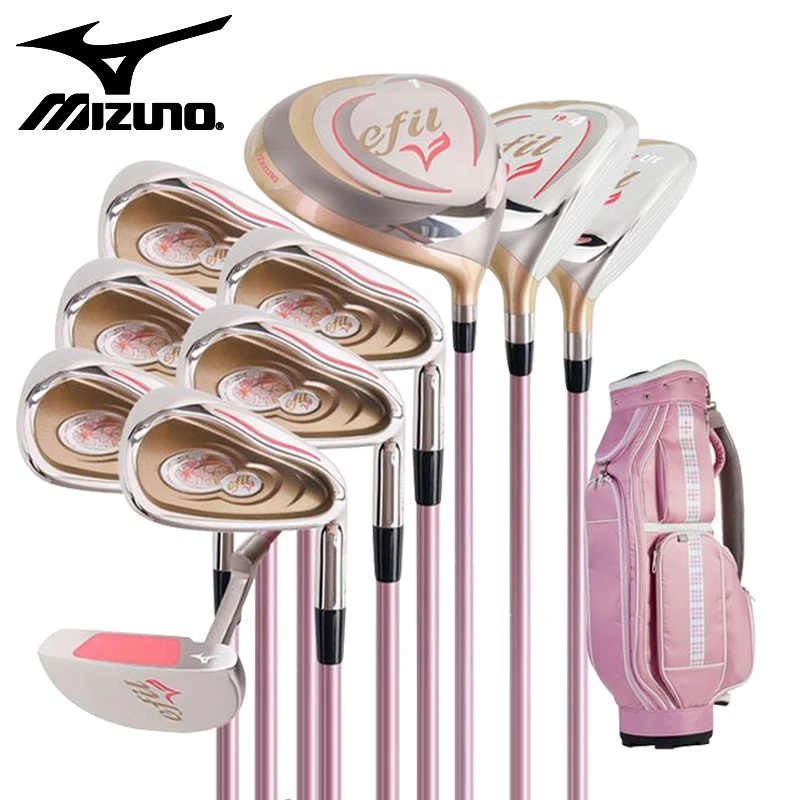 

New womens Golf clubs MIZUNO EFIL full set Graphite SHUTTLE driver+fairway wood+Hybrid+iron+putter Golf clubs FLEX L withno bag