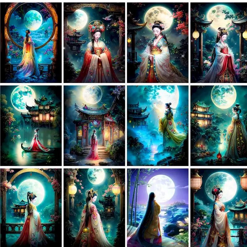 GATYZTORY Diy Painting By Numbers Kit Women under the Moon Picture Coloring By Numbers For Adults Handicrafts Home Decoration
GATYZTORY Diy Painting By Numbers Kit Women under the Moon Picture Coloring By Numbers For Adults Handicrafts Home Decoration