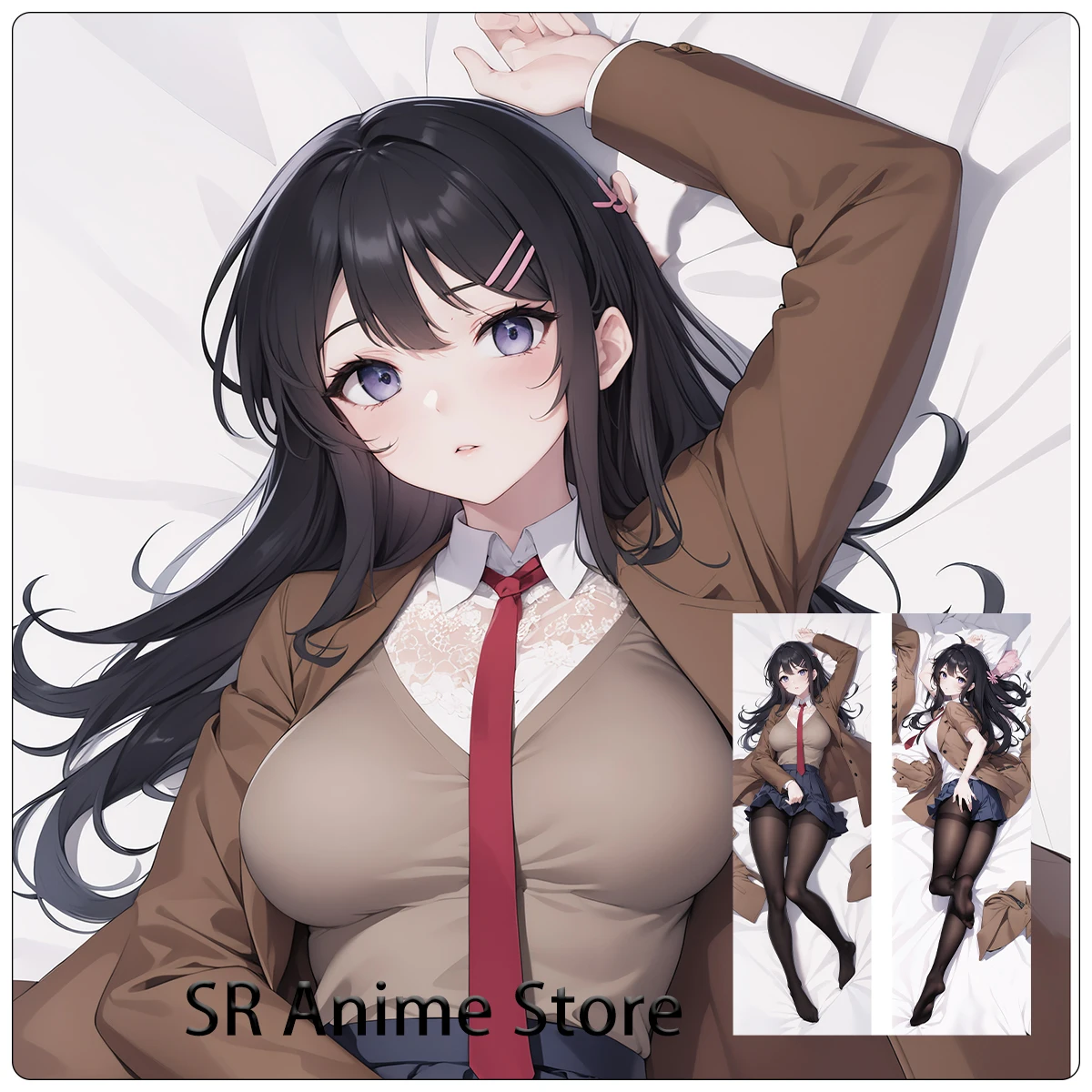 Наволочка для подушки Dakimakura Anime Sakurajima Mai обнимающая наволочка кровати
