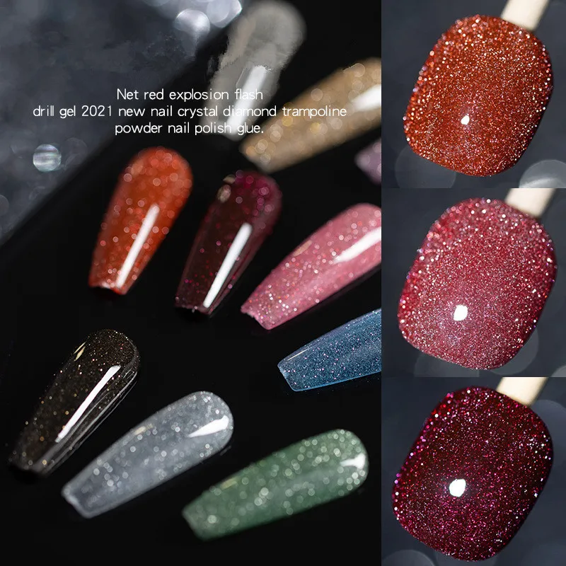 8ML Super Laser Gel Nail Polish Glitter Effect Nail Manicure Varnish Soak Off UV LED Gel Lacquer Nail Art Tool
8ML Super Laser Gel Nail Polish Glitter Effect Nail Manicure Varnish Soak Off UV LED Gel Lacquer Nail Art Tool