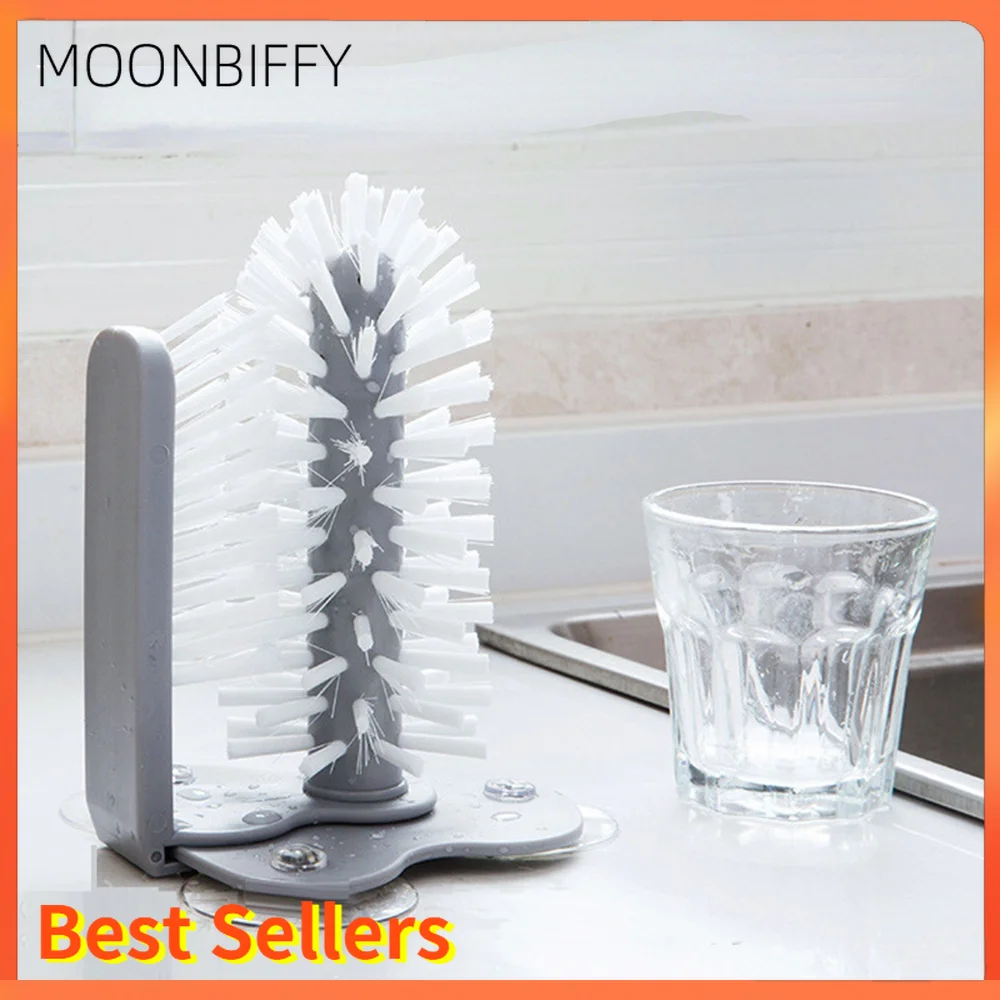 Kitchen Cleaning Brush Glass Cup Cleaner Suction Cup Cleaning Brush Washing Cup Brushes Mug Bottles Glasses Brush Scrubber
Kitchen Cleaning Brush Glass Cup Cleaner Suction Cup Cleaning Brush Washing Cup Brushes Mug Bottles Glasses Brush Scrubber