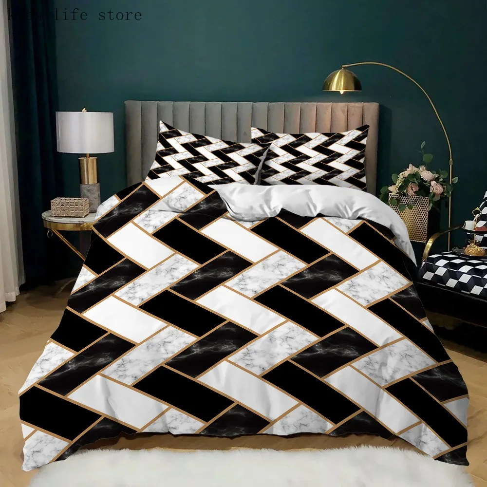 Stripe Curve Bedding Set Black White Home Textile Luxury Duvet Cover Queen King Size For Teens Adults Exquisite Bedroom Devor
Stripe Curve Bedding Set Black White Home Textile Luxury Duvet Cover Queen King Size For Teens Adults Exquisite Bedroom Devor