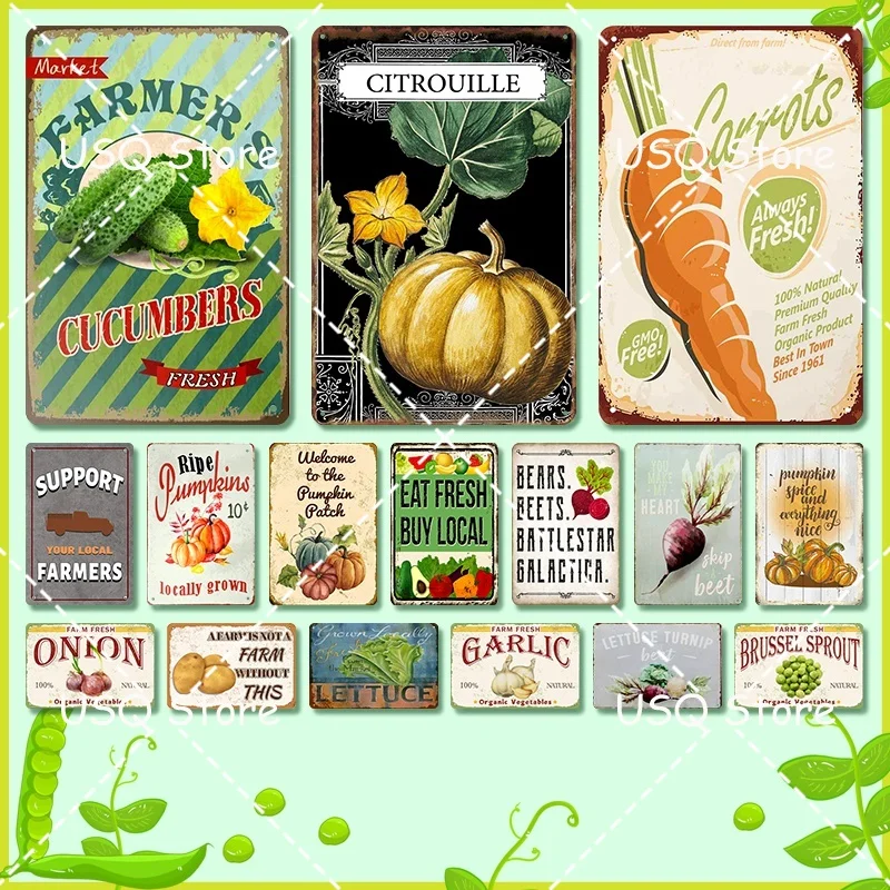 Vegetables Farm Fresh Pumpkin Carrots Signs Metal Tin Signs Posters Restaurant Cafe Bar Vegetables Shop Kitchen Fram Wall Decor
Vegetables Farm Fresh Pumpkin Carrots Signs Metal Tin Signs Posters Restaurant Cafe Bar Vegetables Shop Kitchen Fram Wall Decor