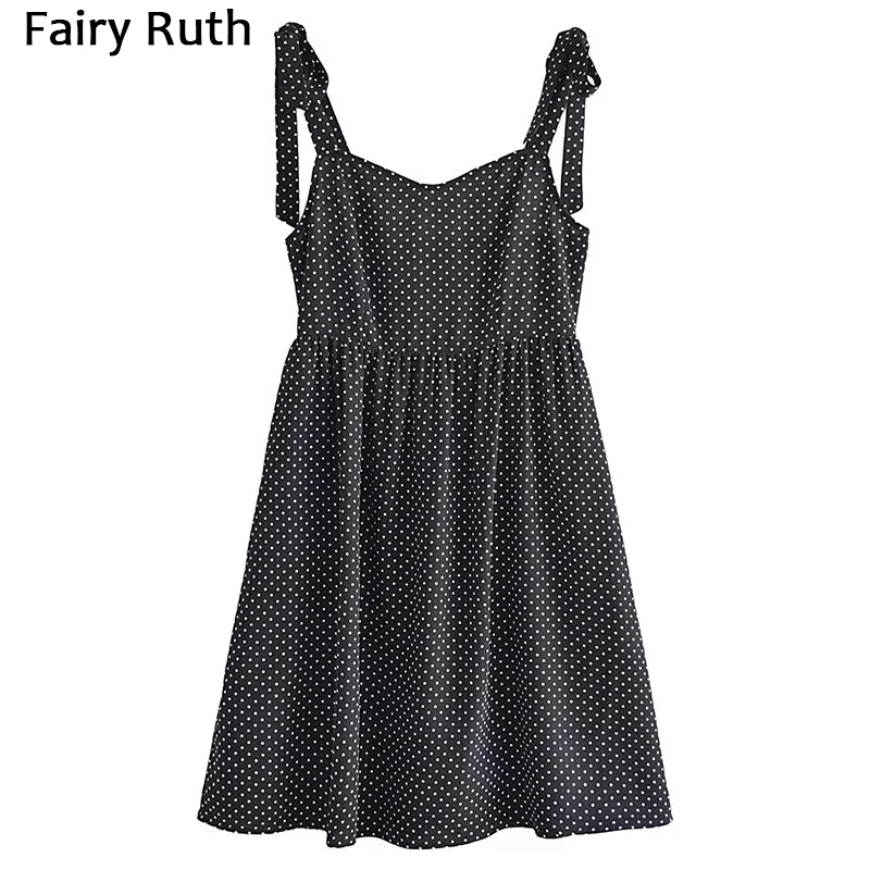 2022 Summer New Women Dots Print French Style Dress Sleeveless Backless Fashion Lady Slip Dresses
2022 Summer New Women Dots Print French Style Dress Sleeveless Backless Fashion Lady Slip Dresses