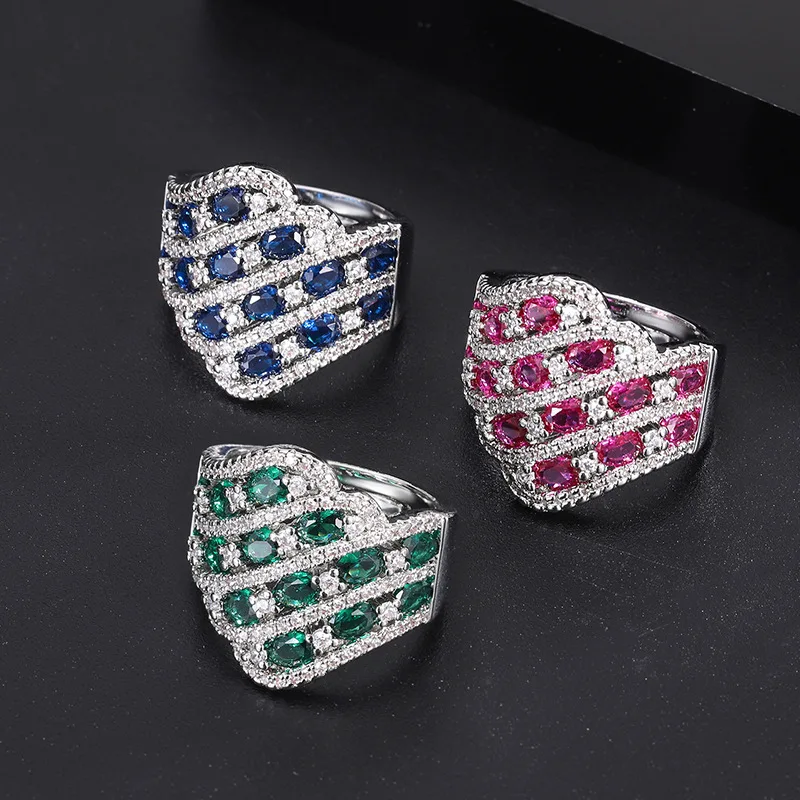 JitDoo Gorgeous Pink/Green/Blue CZ Women's Rings Brilliant Engagement Wedding Jewelry Valentines Love Gift New Trendy Wholesale
JitDoo Gorgeous Pink/Green/Blue CZ Women's Rings Brilliant Engagement Wedding Jewelry Valentines Love Gift New Trendy Wholesale