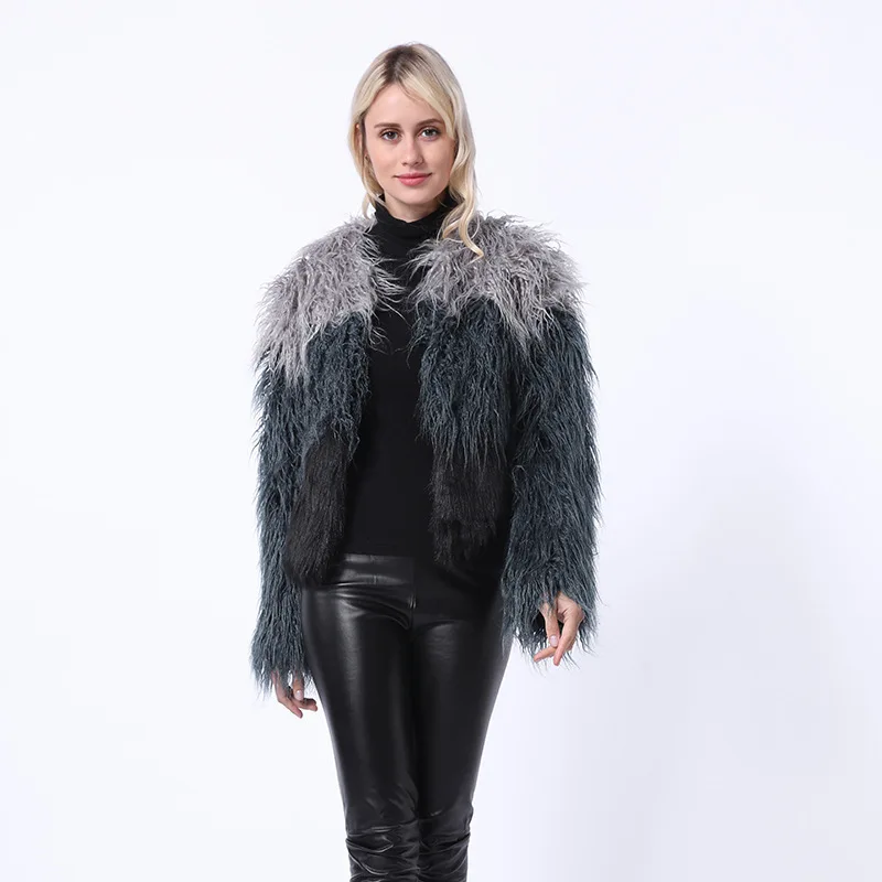 Women's Fur Jacket Lamb Wool Coat Women's Winter Fleece-Lined Thick Mid-Length Suede Overcoat Faux Fur Coat
Women's Fur Jacket Lamb Wool Coat Women's Winter Fleece-Lined Thick Mid-Length Suede Overcoat Faux Fur Coat