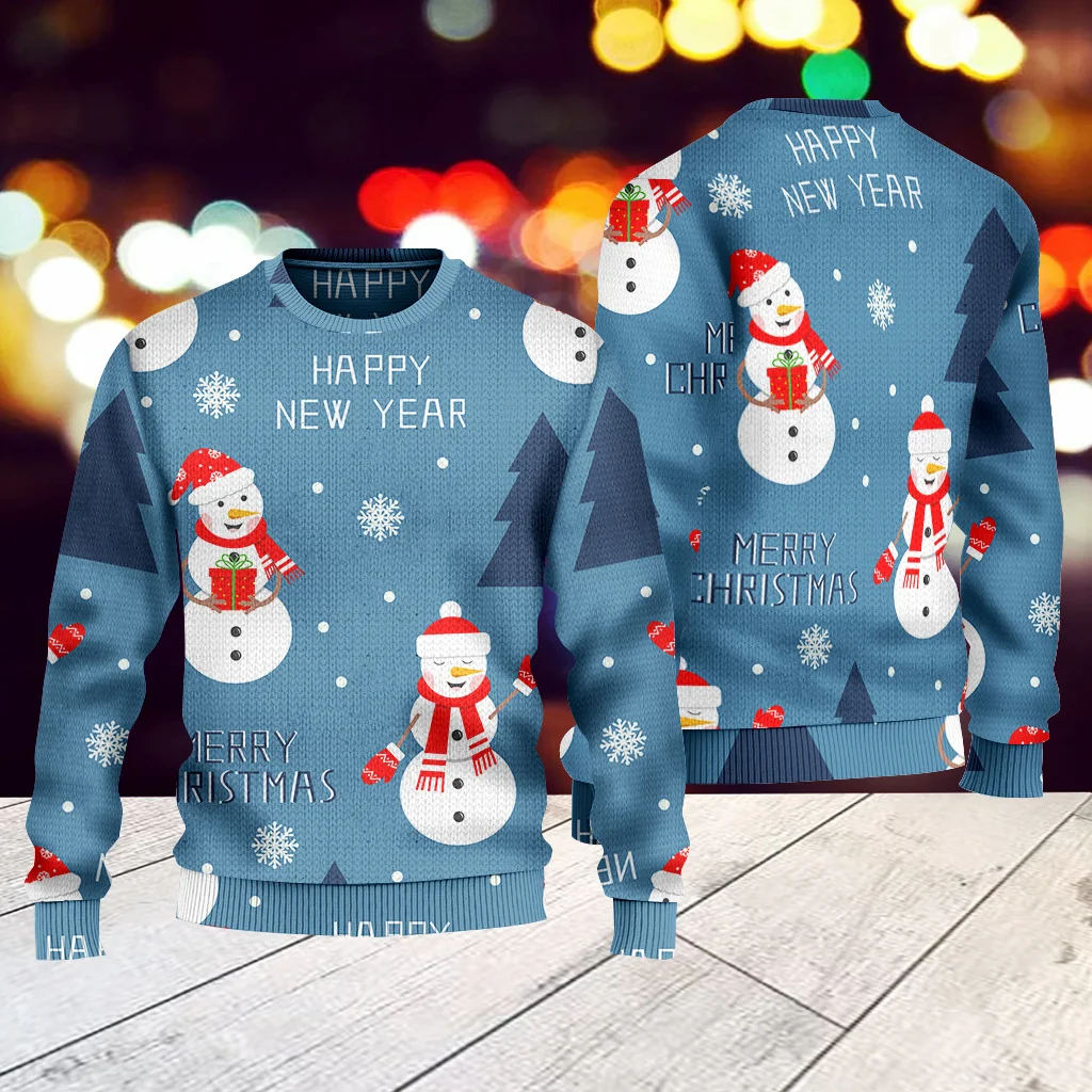 Spring and Autumn Hot Selling Customized Christmas Plus Size Women's Sweater Women's 3D Printed Halloween Christmas Sweater
Spring and Autumn Hot Selling Customized Christmas Plus Size Women's Sweater Women's 3D Printed Halloween Christmas Sweater