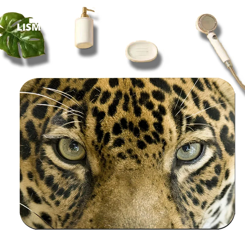 Tiger Rug Mat Diatom Mud Bathroom Doormat Anti-Slip Quick Drying Easy To Clean Decoration Carpet for The Terrace Animal Eye
Tiger Rug Mat Diatom Mud Bathroom Doormat Anti-Slip Quick Drying Easy To Clean Decoration Carpet for The Terrace Animal Eye