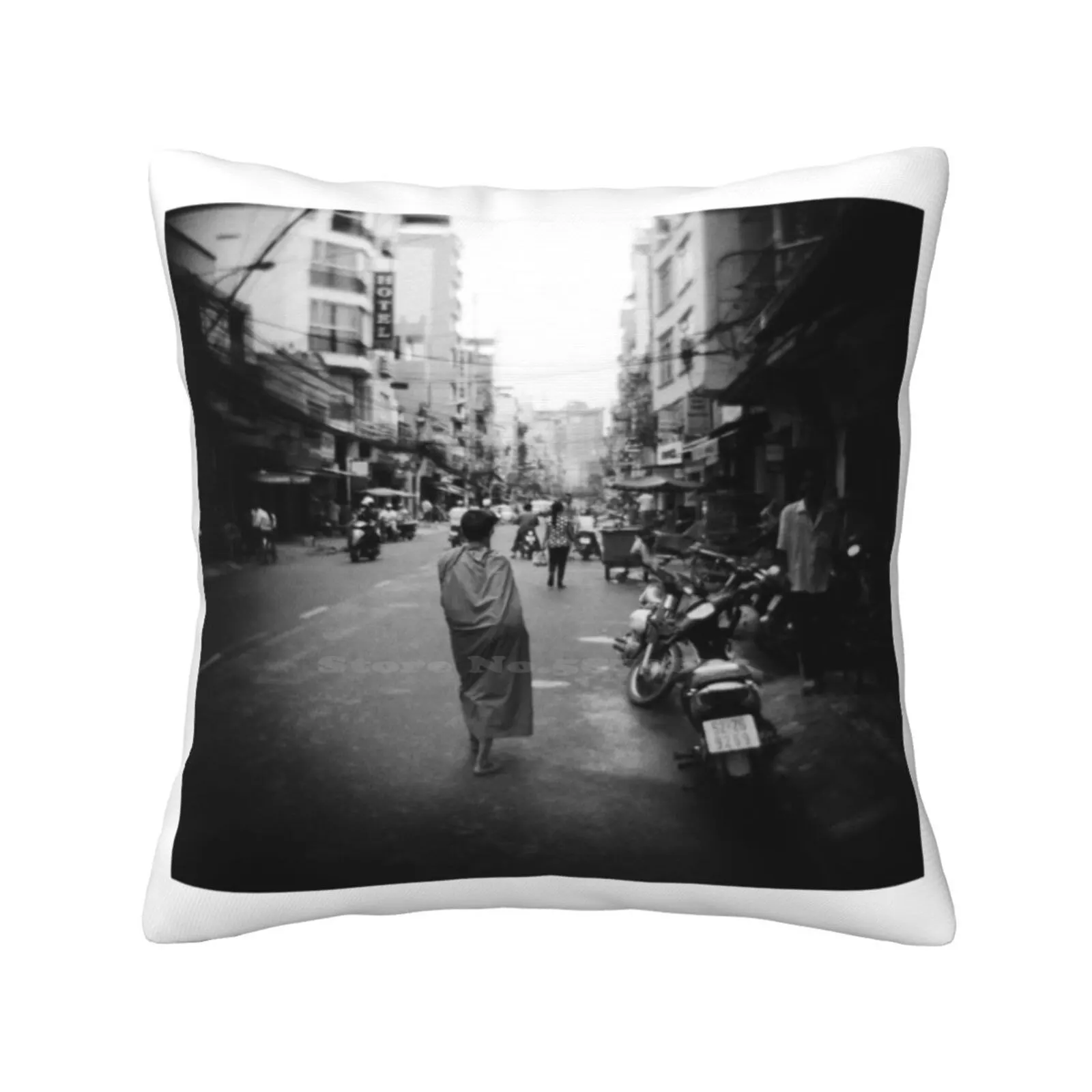 Мягкая удобная наволочка Monk Saigon из Вьетнама игрушечная пленка Holga с камерой