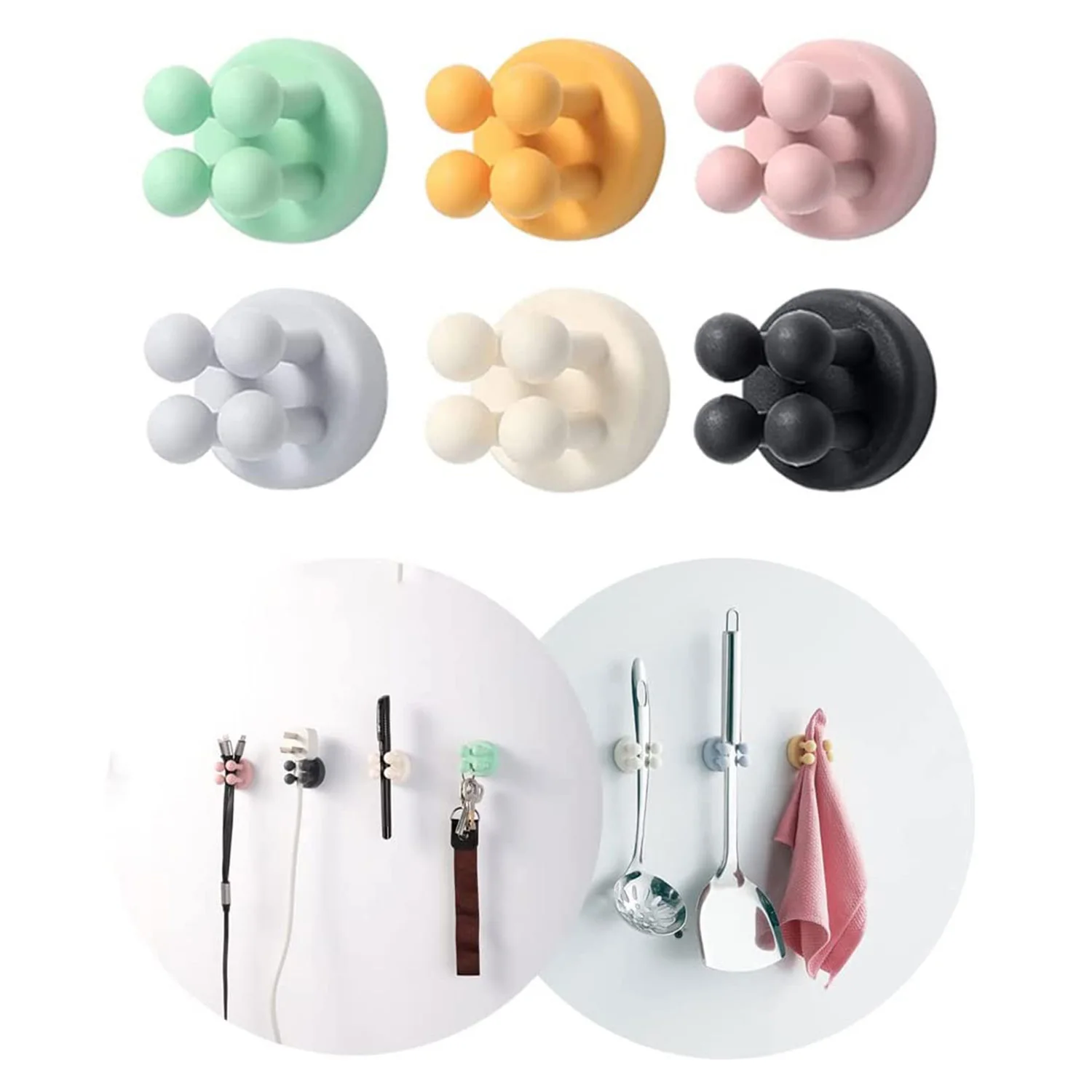No Punching Seamless Hook Strong Viscose Office Hook Bathroom Wall Paste Hook Living Room Kitchen Waterproof Storage Sticky Hook
No Punching Seamless Hook Strong Viscose Office Hook Bathroom Wall Paste Hook Living Room Kitchen Waterproof Storage Sticky Hook
