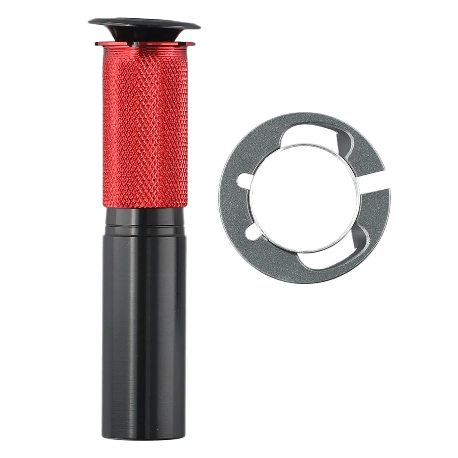 Bike Expander Headset Expander Designed For SL7 Handlebar Forks Black+Red Stainless Steel High Quality Hot Sale
Bike Expander Headset Expander Designed For SL7 Handlebar Forks Black+Red Stainless Steel High Quality Hot Sale
