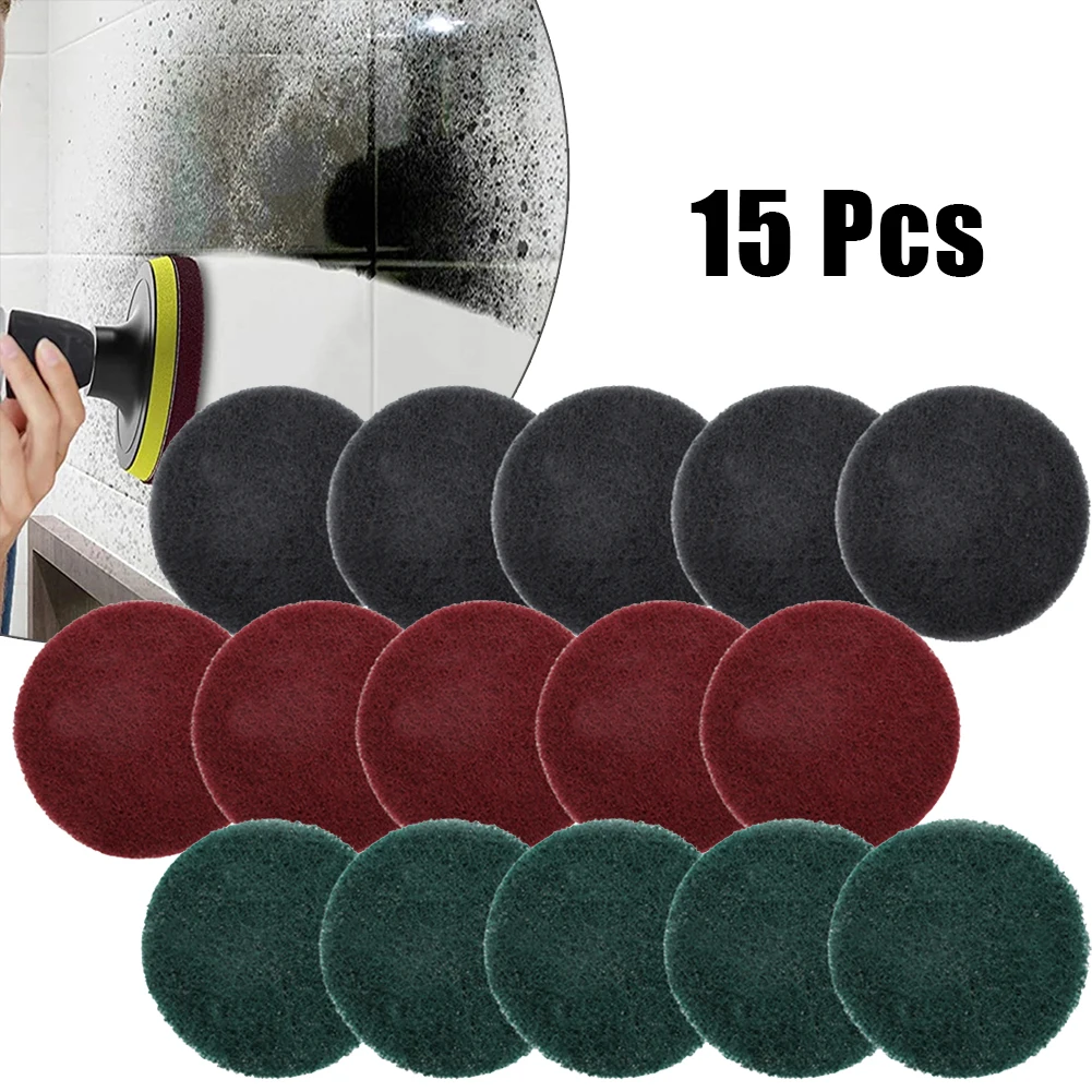 15pcs 3Inch Cleaning Cloth Scrub Pad Flocking Industrial Scouring Pads Nylon Polishing Pad For Cleaning Showers Bathtubs Sinks
15pcs 3Inch Cleaning Cloth Scrub Pad Flocking Industrial Scouring Pads Nylon Polishing Pad For Cleaning Showers Bathtubs Sinks