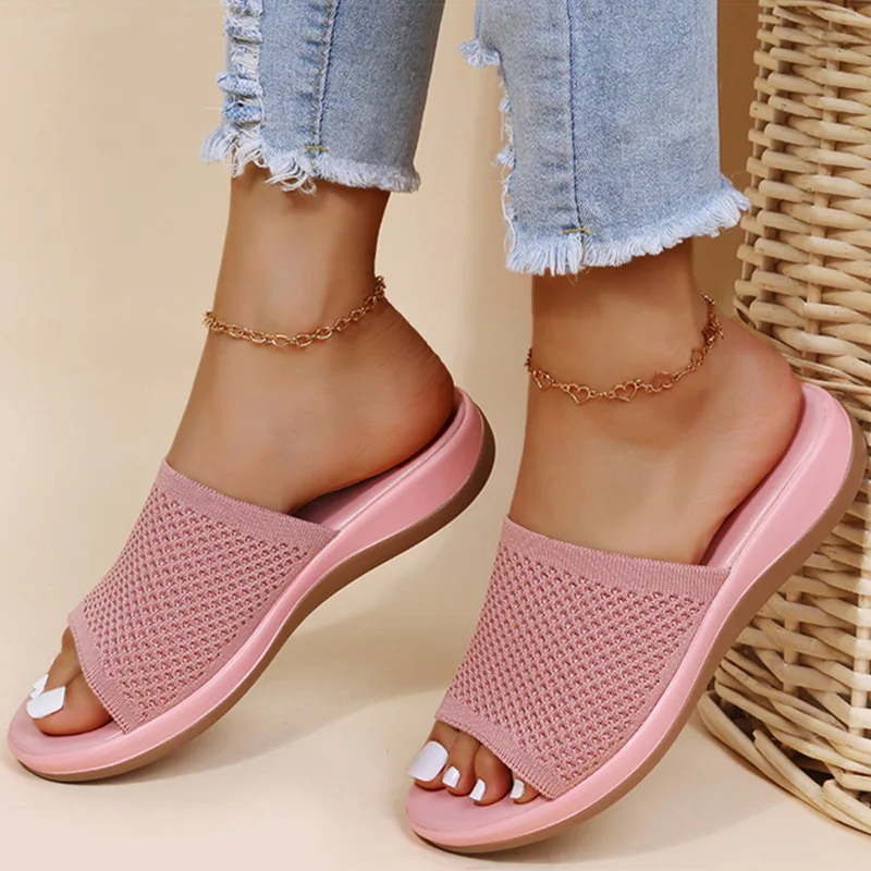 Shoes for Women 2023 Hot Sale Elastic Force Women's Slippers Summer Casual Indoor Outdoor Flat Ladies Beach Sandals Zapatos
Shoes for Women 2023 Hot Sale Elastic Force Women's Slippers Summer Casual Indoor Outdoor Flat Ladies Beach Sandals Zapatos