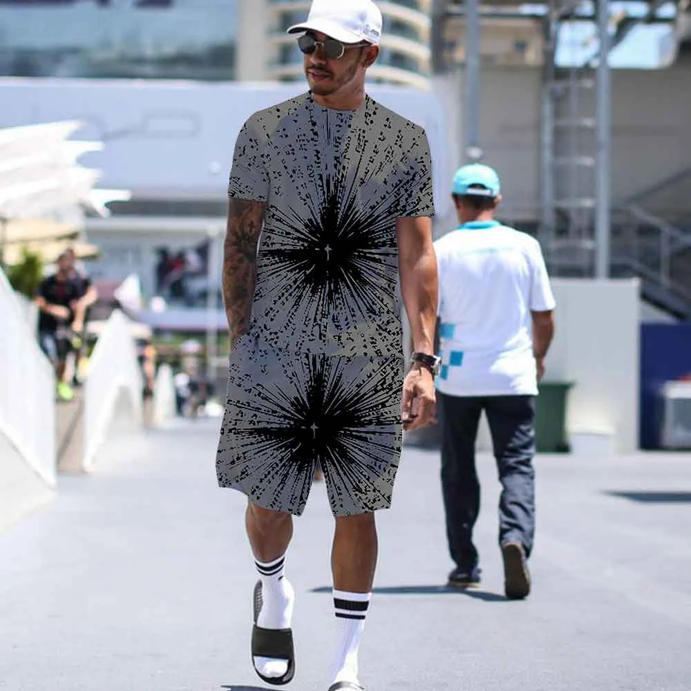 The Summer 3D Printed Men's T-shirt Shorts Set Men's Sportswear Tracksuit O Neck Short Sleeve Men's Clothing Suit
The Summer 3D Printed Men's T-shirt Shorts Set Men's Sportswear Tracksuit O Neck Short Sleeve Men's Clothing Suit