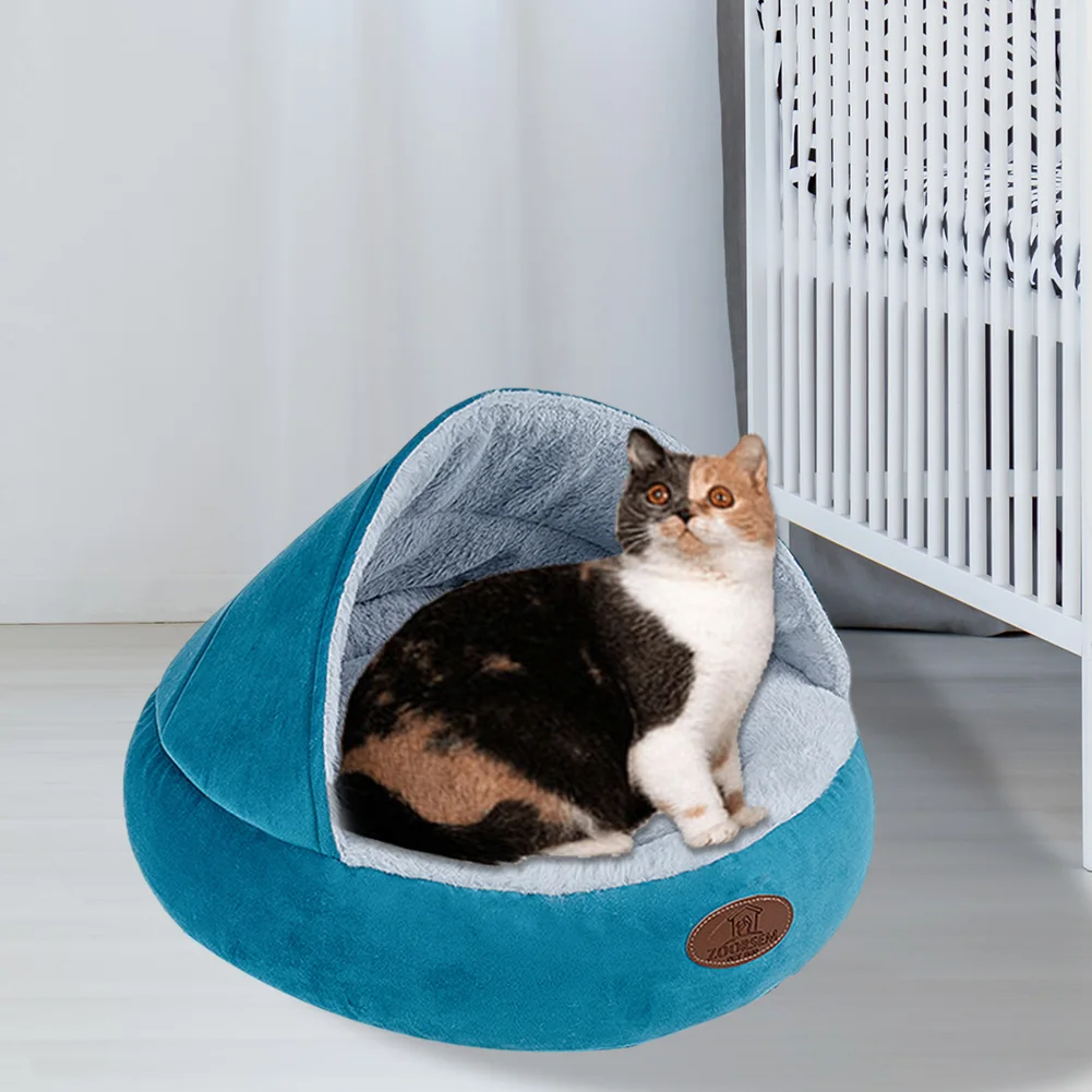 Plush Warm Pet House Nest Soft Kennel Detachable Semi-closed Pet Basket Washable Cave Cats Beds Product Plush Pet Kennel
Plush Warm Pet House Nest Soft Kennel Detachable Semi-closed Pet Basket Washable Cave Cats Beds Product Plush Pet Kennel