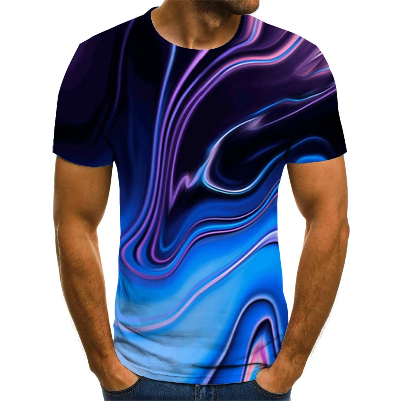 Natural smooth lines 3D printing men's T-shirt funny top breathable fashion short sleeve new O neck shirt
Natural smooth lines 3D printing men's T-shirt funny top breathable fashion short sleeve new O neck shirt