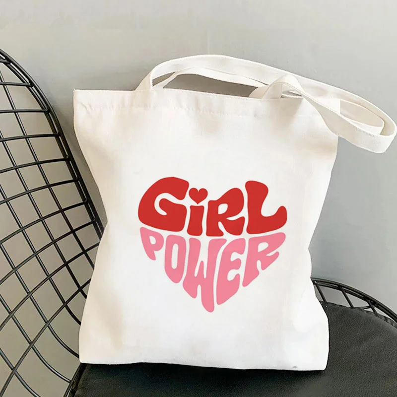 Shopper GIRL POWER Personality Printed Tote Bag Women Harajuku Shopper Handbag Girl Shoulder Shopping Bag Lady Canvas Bag
Shopper GIRL POWER Personality Printed Tote Bag Women Harajuku Shopper Handbag Girl Shoulder Shopping Bag Lady Canvas Bag