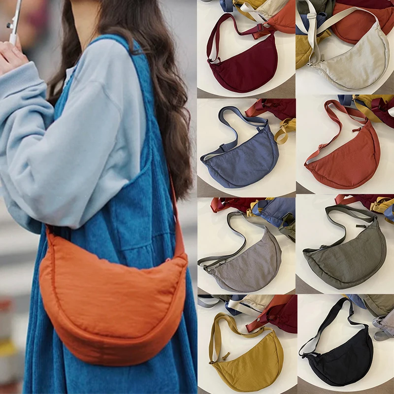 Simple Design Women's Messenger Bag Fashion Ladies Nylon Hobos Small Shoulder Bags Vintage Female Girls Purse Cloth Handbags
Simple Design Women's Messenger Bag Fashion Ladies Nylon Hobos Small Shoulder Bags Vintage Female Girls Purse Cloth Handbags