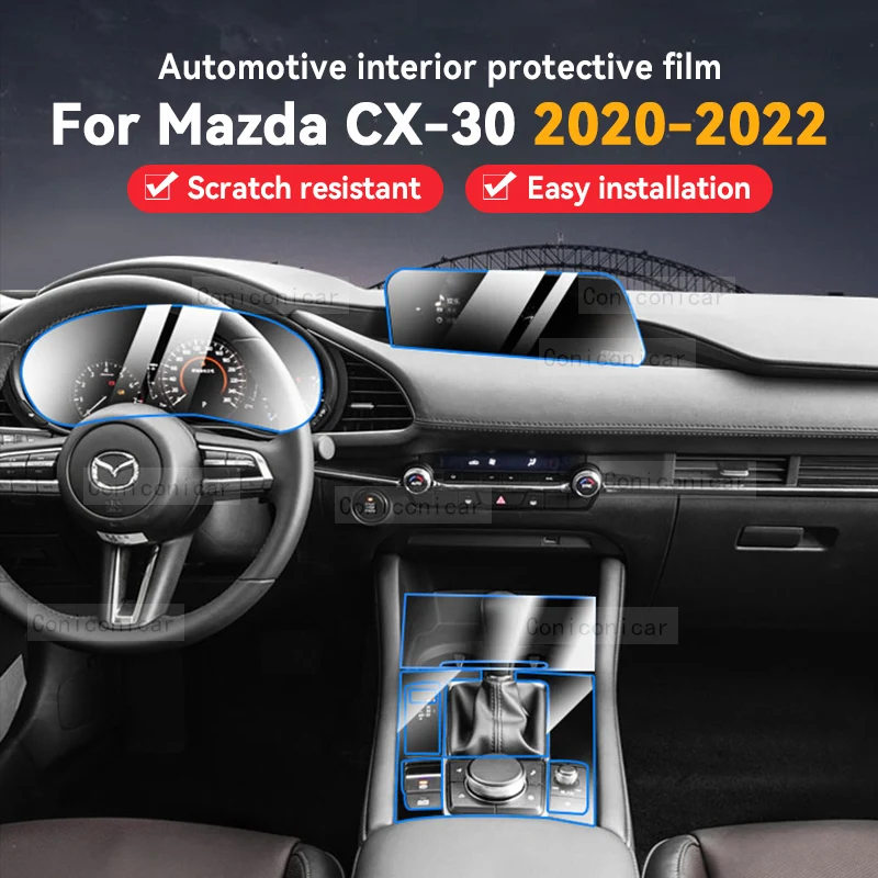 For MAZDA CX-30 CX30 2020 2022 Car Interior Center Console GearBox Panel Navigation Transparent TPU Protective Film Anti-scratc
For MAZDA CX-30 CX30 2020 2022 Car Interior Center Console GearBox Panel Navigation Transparent TPU Protective Film Anti-scratc