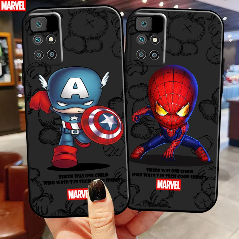 Marvel Cartoon Iron Man Spiderman For Xiaomi Redmi 10 6.5 Inch Phone Case Funda Soft Black Carcasa Liquid Silicon
Marvel Cartoon Iron Man Spiderman For Xiaomi Redmi 10 6.5 Inch Phone Case Funda Soft Black Carcasa Liquid Silicon