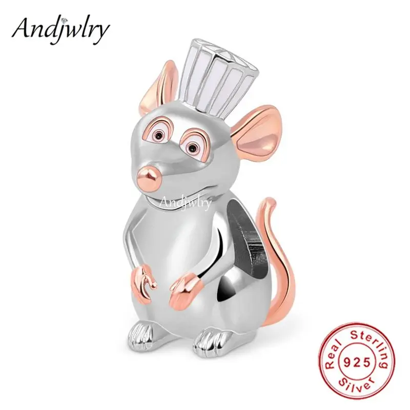 Fit Bracelet Charms Silver 925 Original Rose Gold Ear Rat Mouse Bead Bracelet&Bangle Jewelry Berloque
Fit Bracelet Charms Silver 925 Original Rose Gold Ear Rat Mouse Bead Bracelet&Bangle Jewelry Berloque