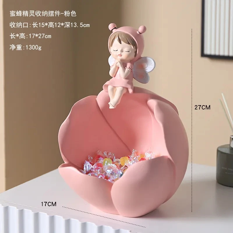 Entrance key storage box door decoration storage tray storage shelf desktop remote control storage Nordic Bee storage box
Entrance key storage box door decoration storage tray storage shelf desktop remote control storage Nordic Bee storage box