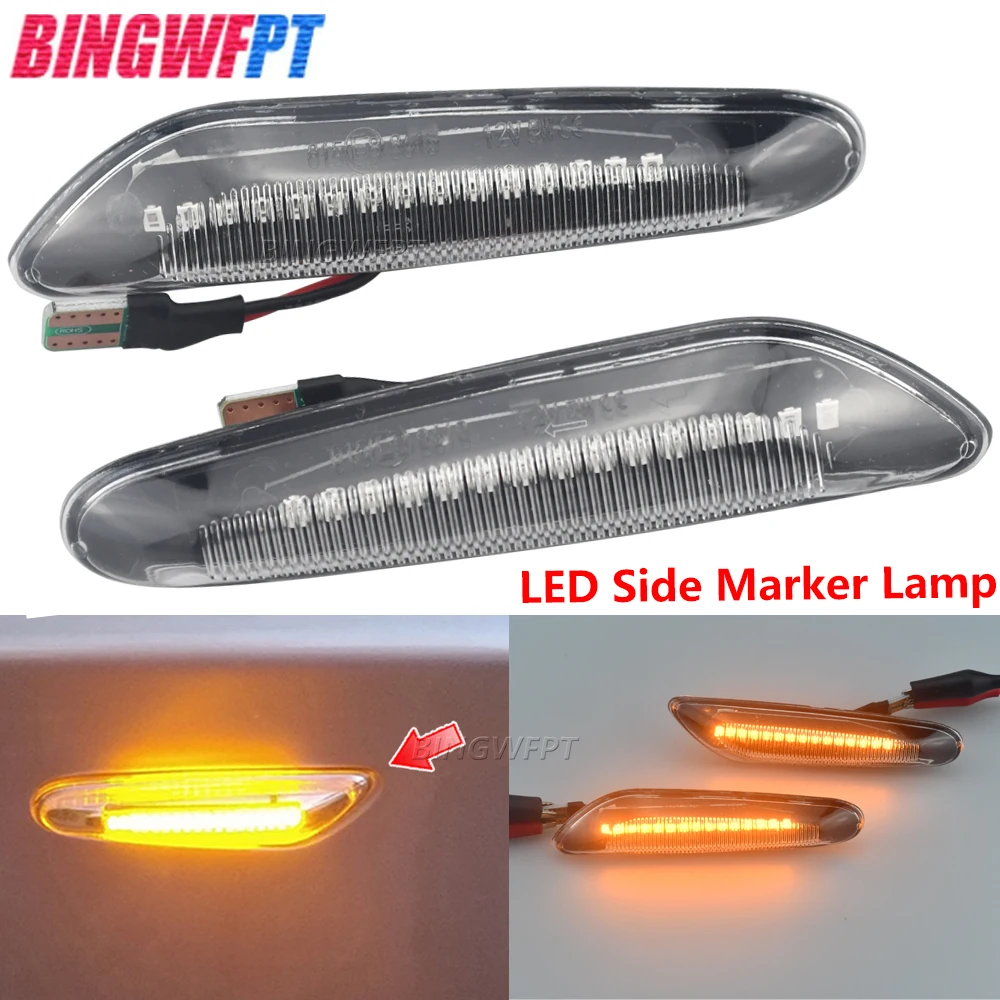 LED Turn Signal Side Marker Lights Blinker Sequential Flashing Lamp for BMW X3 E83 X1 E84 X5 X53 E60 E61 E46 E81 E82 E90 E92 E87
LED Turn Signal Side Marker Lights Blinker Sequential Flashing Lamp for BMW X3 E83 X1 E84 X5 X53 E60 E61 E46 E81 E82 E90 E92 E87