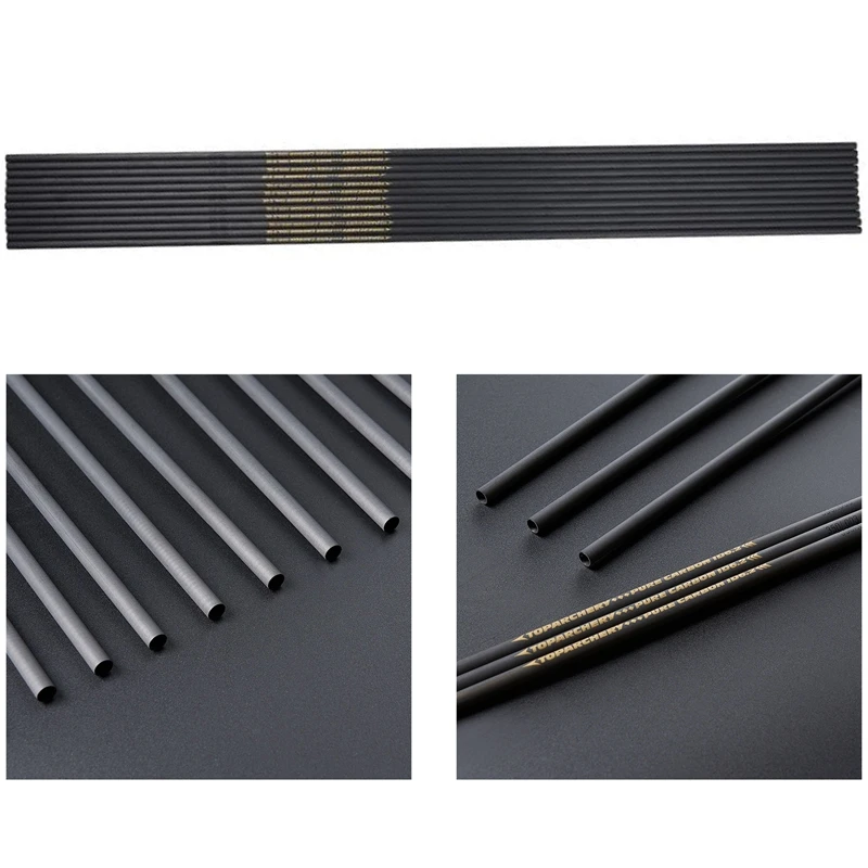 Стрельба из лука, стрелы из чистого карбона, Φ 6,2 мм, Рекурсивный лук и стрелы для охоты, 12 шт. 
Стрельба из лука, стрелы из чистого карбона, Φ 6,2 мм, Рекурсивный лук и стрелы для охоты, 12 шт.