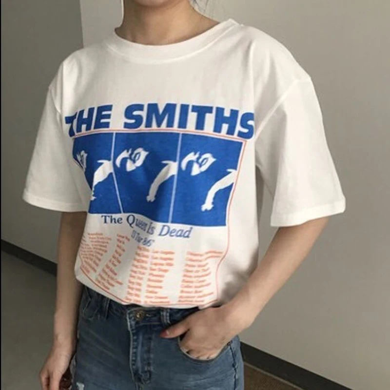 Summer Ins Vintgae Letter Print Fashion Tees Ins Harajuku Ulzzang Tops Loose White Punk Female Plus Size T-shirt
Summer Ins Vintgae Letter Print Fashion Tees Ins Harajuku Ulzzang Tops Loose White Punk Female Plus Size T-shirt