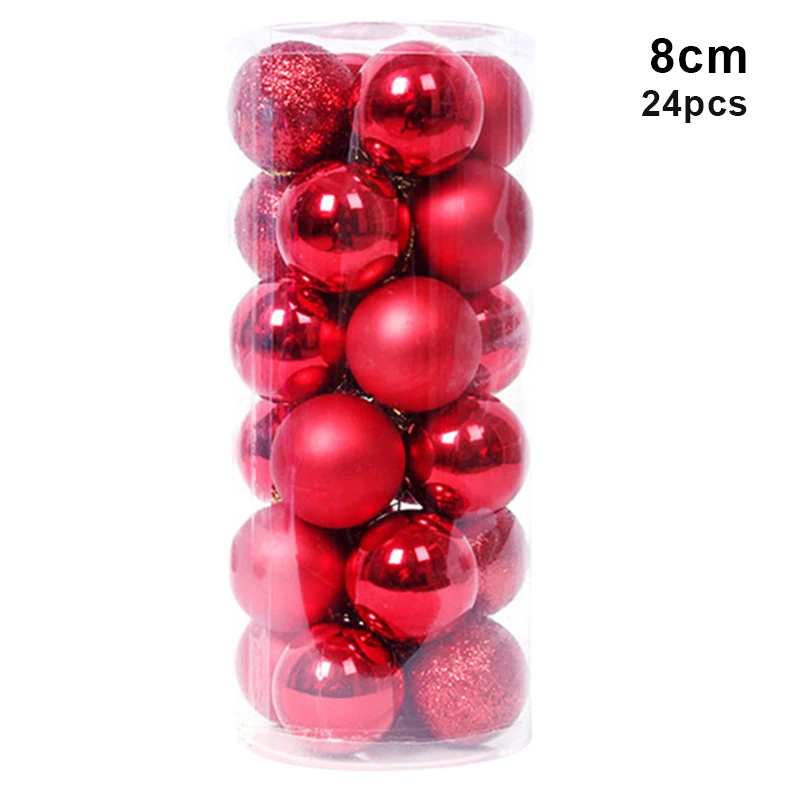 24pcs Christmas Ball Ornaments Shatterproof Christmas Tree Balls Decorations Baubles Set xobw 
24pcs Christmas Ball Ornaments Shatterproof Christmas Tree Balls Decorations Baubles Set xobw