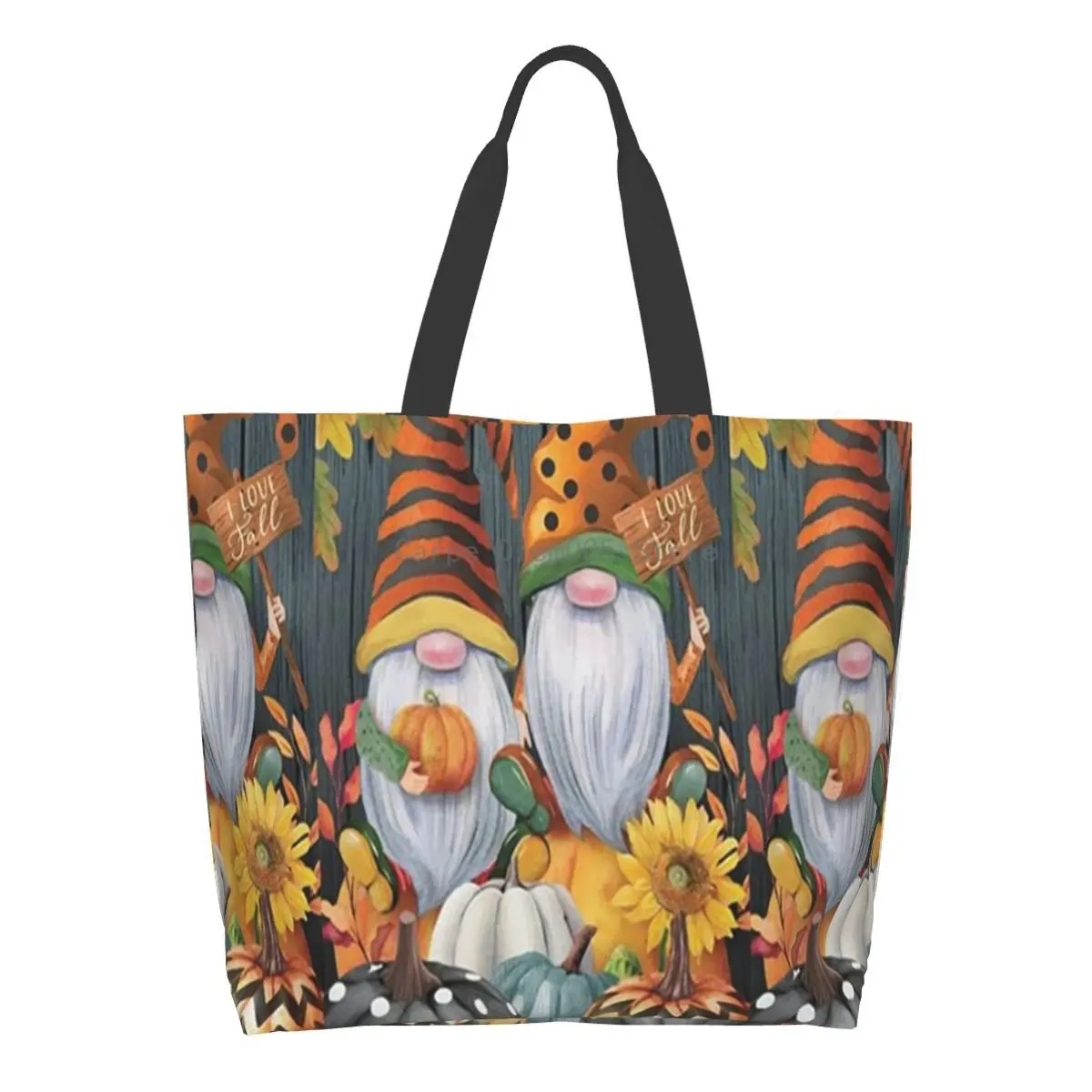 Women Shoulder Bag Fall Gnomes Humor Large Capacity Shopping Grocery Tote Bag For Ladies
Women Shoulder Bag Fall Gnomes Humor Large Capacity Shopping Grocery Tote Bag For Ladies