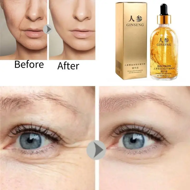 Gold Ginseng Face Essence Polypeptide Anti-wrinkle Lightning Moisturizing Niacinamide Liquid Facial Serum for Skin Care Products
Gold Ginseng Face Essence Polypeptide Anti-wrinkle Lightning Moisturizing Niacinamide Liquid Facial Serum for Skin Care Products