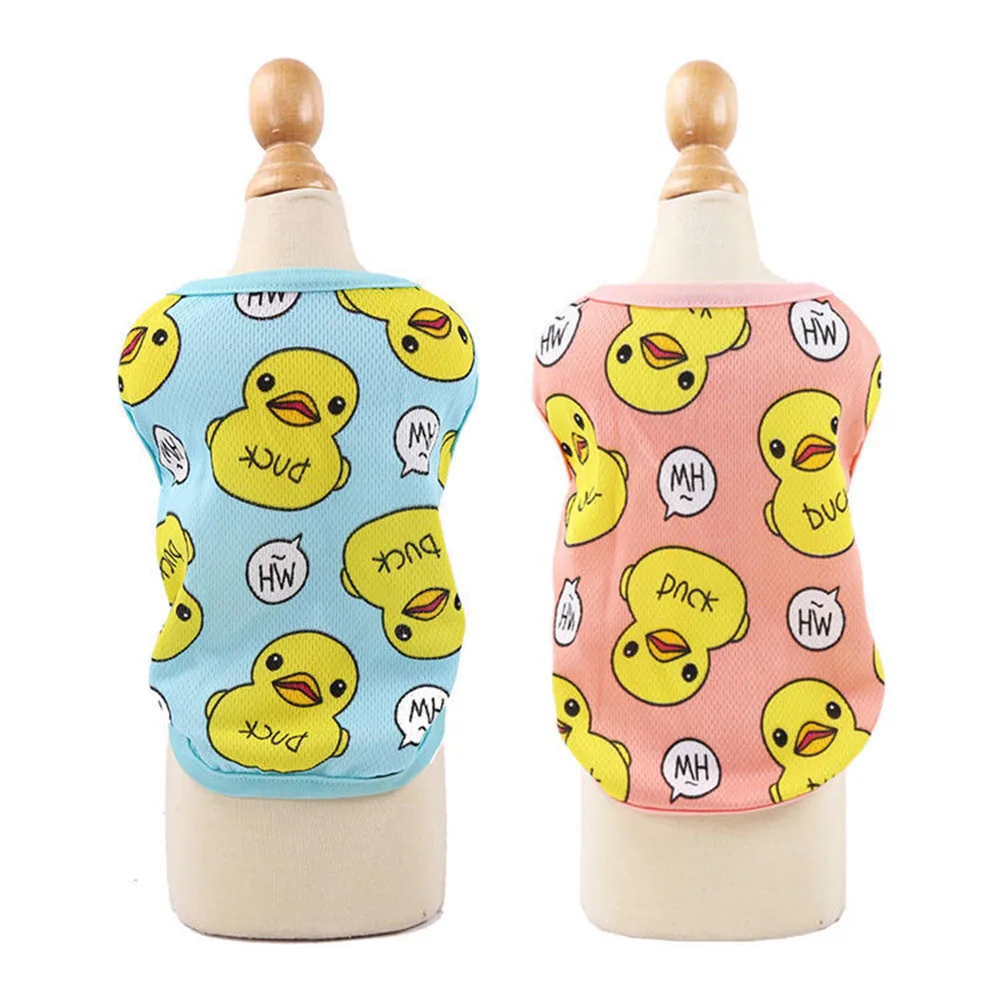 Summer Breathable Pet Dog Vest Shirts Cute Yellow Duck Pet Puppy Cat T-Shirt Tank Top Clothes Stretchy Vest for Chihuahua Dogs
Summer Breathable Pet Dog Vest Shirts Cute Yellow Duck Pet Puppy Cat T-Shirt Tank Top Clothes Stretchy Vest for Chihuahua Dogs