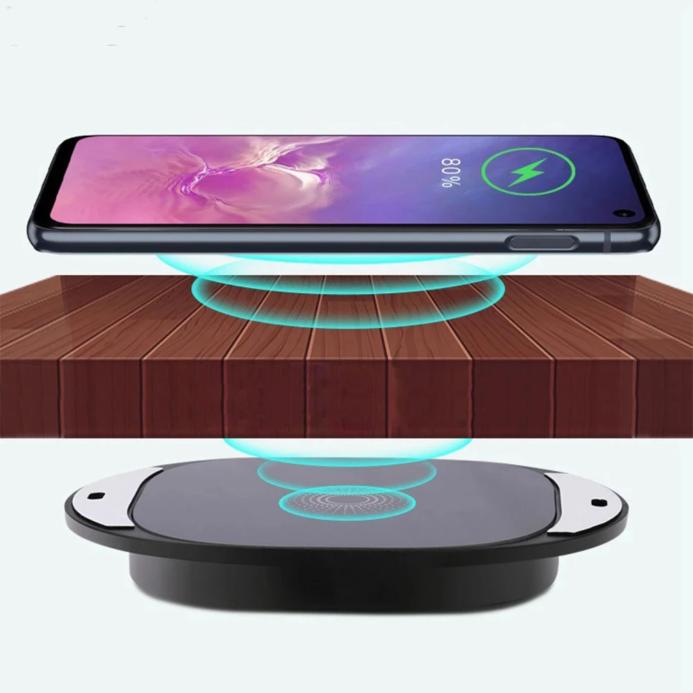 Fivetech Qi Invisible Wireless Charger Long distance 25MM Wireless Charging Base for iPhone11 XS XR X8 Samsung S20 Xiaomi HuaWei
Fivetech Qi Invisible Wireless Charger Long distance 25MM Wireless Charging Base for iPhone11 XS XR X8 Samsung S20 Xiaomi HuaWei