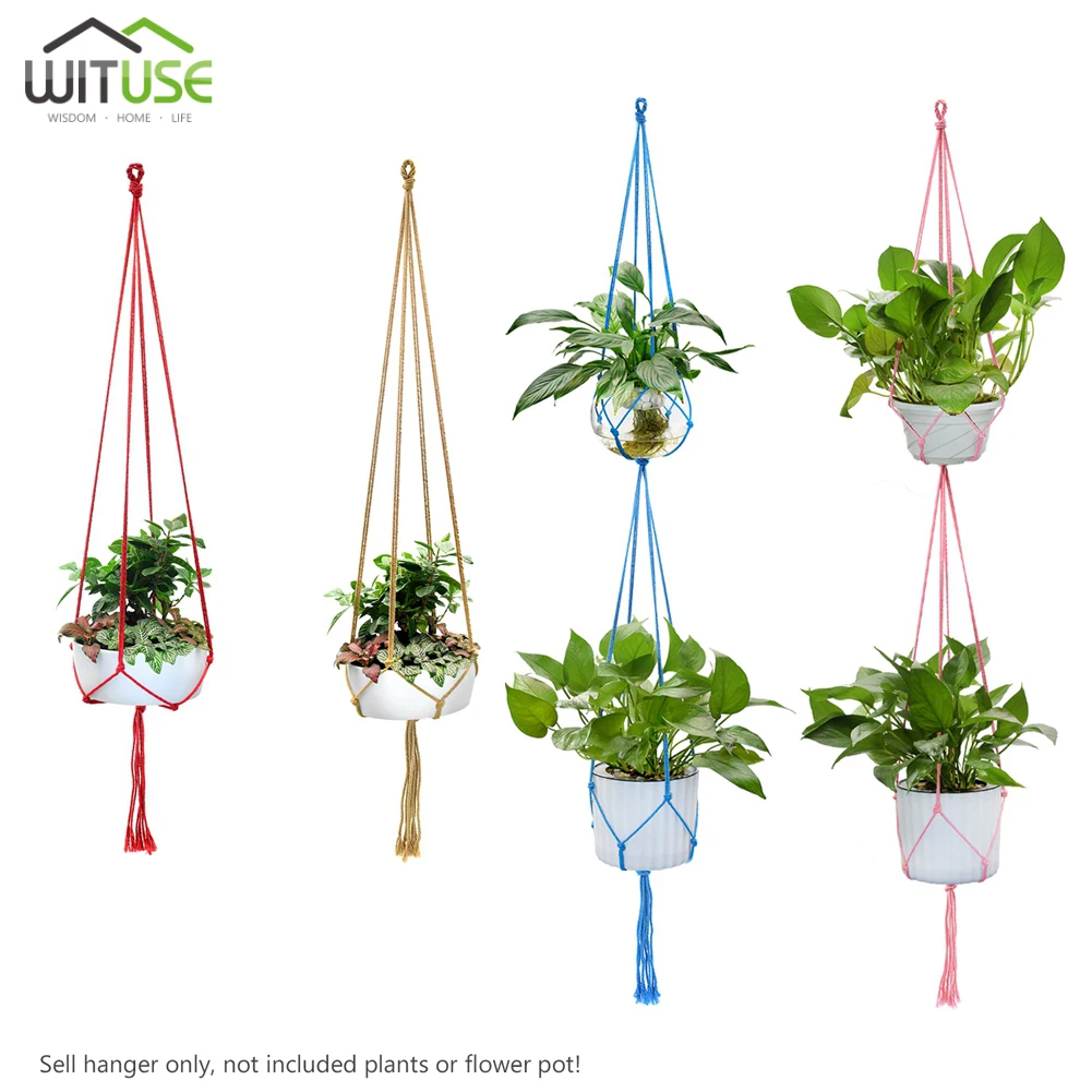 Plant Pot Hange Macrame Handmade Macrame Plant Pot Tray PlantsHanger Flower Pot Hanging Brackets Home Indoor Decor For Garden 
Plant Pot Hange Macrame Handmade Macrame Plant Pot Tray PlantsHanger Flower Pot Hanging Brackets Home Indoor Decor For Garden