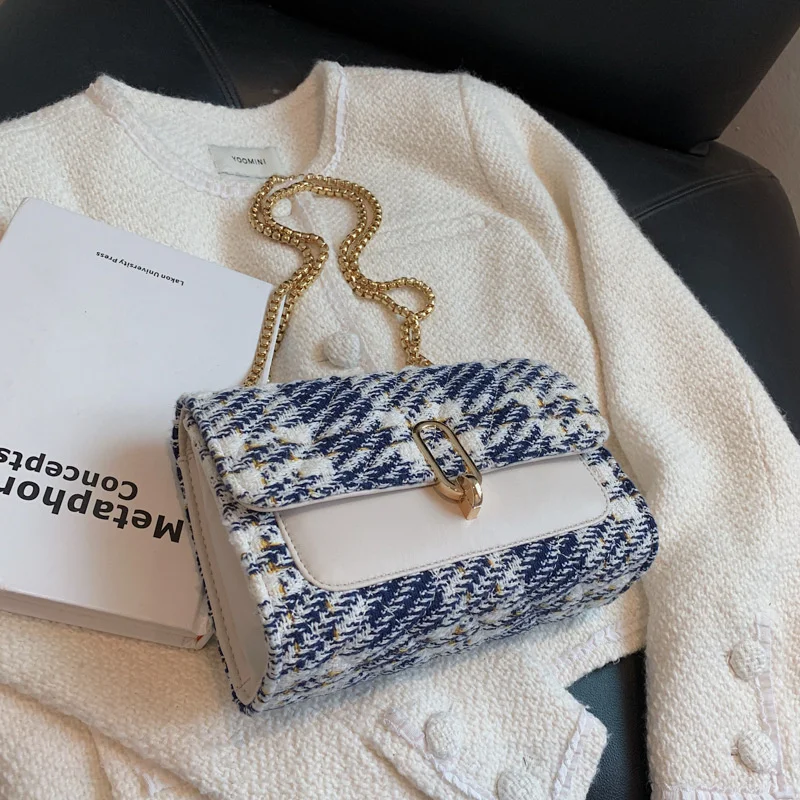 Woolen Bag female 2022 new fashion versatile small square bag small fragrant wind bag chic chain Single Shoulder Messenger Bag
Woolen Bag female 2022 new fashion versatile small square bag small fragrant wind bag chic chain Single Shoulder Messenger Bag